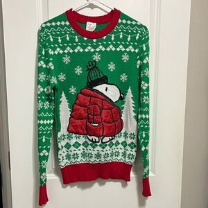 Peanuts Holiday Sweater Small